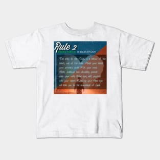 40 RULES OF LOVE - 2 Kids T-Shirt
